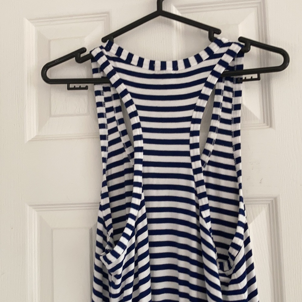 J.CREW MAXI STRIPED RACERBACK DRESS SIZE S - Picture 4 of 6